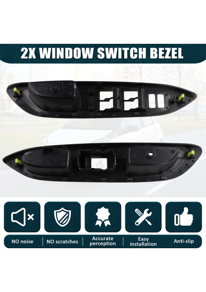 74232-52330 Toyota Yaris 4D Sedean/Vios 2006-2016 Için Araba Ön Sol Sağ Cam Güç Anahtarı Çerçevesi (Yurt Dışından)
