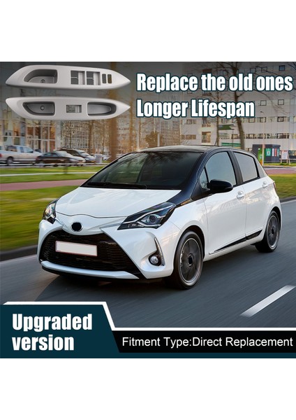 74232-52330 Toyota Yaris 4D Sedean/Vios 2006-2016 Için Araba Ön Sol Sağ Cam Güç Anahtarı Çerçevesi (Yurt Dışından)