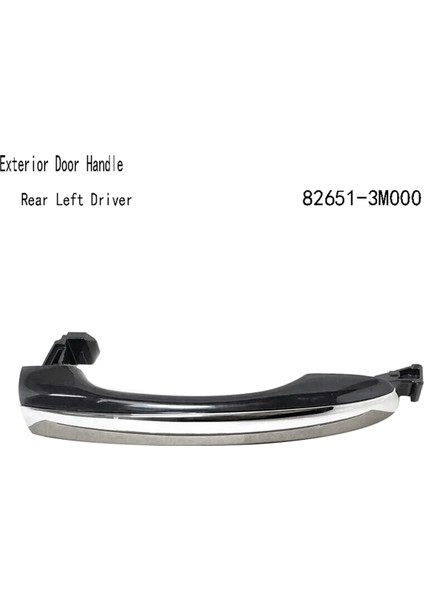 82651-3M000 Arka Sol Sürücü Dış Kapı Kolu Yan Dış Kol Hyundai Genesis Sedan 3.8L 4.6L 2009 - 2014 (Yurt Dışından)