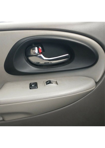 1 Çift Gri Ön Iç Kapı Kolu Çerçevesi Döşemesi 25894591 25894592 Chevrolet Trailblazer 2002-2009 Için 12457837 25894590 (Yurt Dışından)
