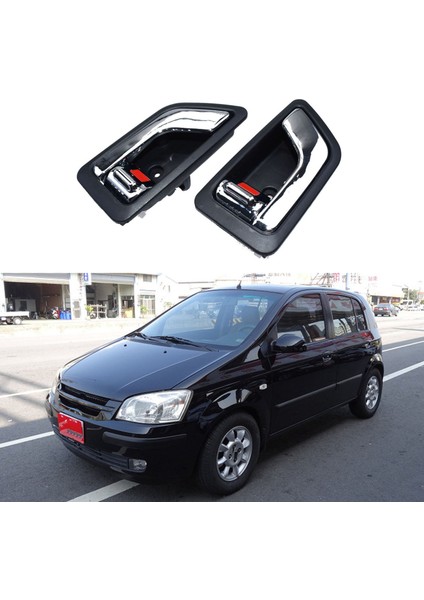 2 Adet / Takım Lhd Rhd Iç Kol Dayama Kapı Kolu Paneli Kapak Trimi Hyundai Getz/Click/Tb 02-09 Dodge Brisa Inokom Getz (Yurt Dışından)