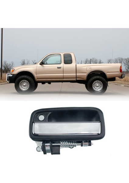 Dış Dış Kapı Kolu Ön Sol 69220-35070 69220-35070-C0 Toyota Tacoma 1995-2004 Toyota Hılux 2004-2012 (Yurt Dışından)