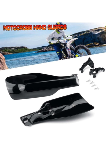 Motocross Handguard Motosiklet El Koruması Koruyucu Siyah Husqvarna Tx Fc Fe Te Tc Fx 125/250/300/350/450/501/501S (Yurt Dışından) fiyatları