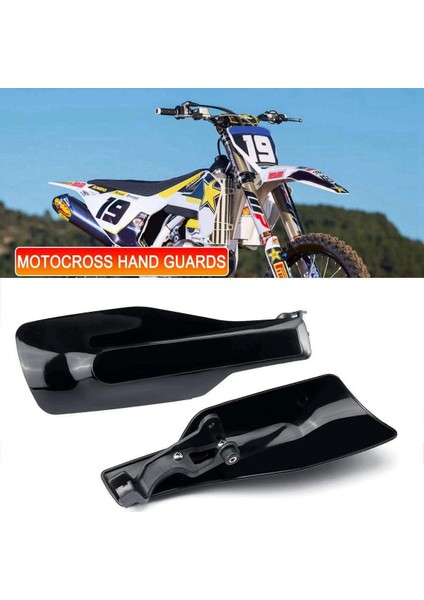Motocross Handguard Motosiklet El Koruması Koruyucu Siyah Husqvarna Tx Fc Fe Te Tc Fx 125/250/300/350/450/501/501S (Yurt Dışından) modelleri