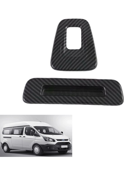 Karbon Fiber Abs Araba Üstü Tavan Pencere Kolu Çerçeve Kapağı Döşeme Ford Transit 2017 Ford Tourneo Custom 2016 Için Uygun (Yurt Dışından)
