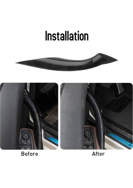 4 Adet Araba Iç Kapı Kolu Kapağı Döşeme Bmw 3 4 Serisi F30 F30 F32 F34 F35 F36 12-2017 Kol Dayama Çekme Kapağı B (Yurt Dışından)