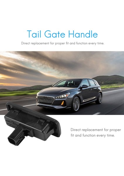 Hyundai Elantra Gt 2013-2017 Için Araba Bagaj Kapağı Kolu 81260-A5000 (Yurt Dışından)