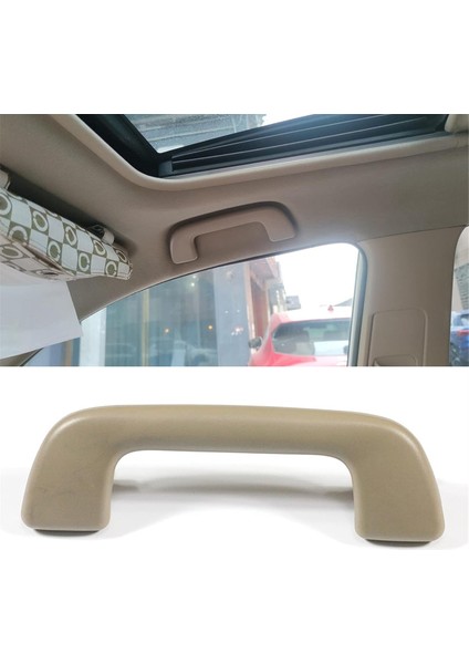 4 Adet Araba Iç Tavan Kol Dayanağı Tavan Çekme Kolu Kapı Emniyet Kolu Kancalı 74610-52020 Toyota Corolla Yaris Bej (Yurt Dışından)