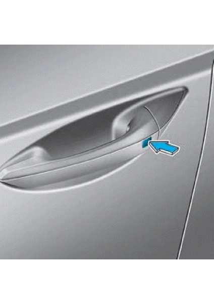 1 Çift Endüktif Dış Kol Düğme Anahtarı 82651-G2720 82661G2720 Hyundai Ionıq 2016-2020 Için Kapı Çektirme Küçük Anahtar (Yurt Dışından)