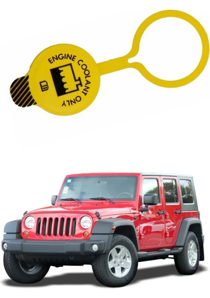 Jeep Wrangler 2005-2020 Dodge 55056382Aa Için Radyatör Soğutucu Kurtarma Taşma Şişesi Depo Kapağı (Yurt Dışından)