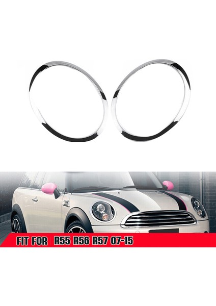 2014-2019 Mını Cooper S F55 F56 F57 Için Sol Krom Far Trim Halkası Dekor (Yurt Dışından)