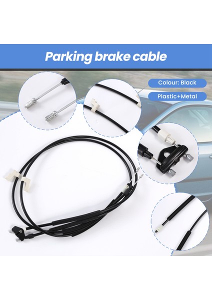 Ford Focus 2005-2011 3M51-2A603-Ab 3M512A603Dc Arka Park Acil Fren Kabloları Lasso Grubu 3M51-2A603-Bp (Yurt Dışından)