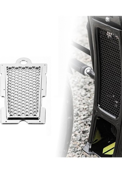 Motosiklet Petek Örgü Radyatör Koruma Izgarası Yağ Radyatör Kalkanı Koruma Kapağı Softail Fat Boy Sokak Fxlr (Yurt Dışından)