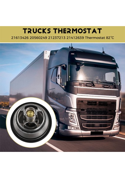 21613426 20560249 21237213 21412639 Volvo Kamyonlar Için Termostat 82°C (Yurt Dışından)