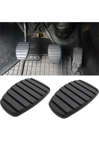 2 Adet Araba Debriyaj Fren Kauçuk Pedal Pedi Yedek Kapak Renault Modus Trafic Twingo Kangoo Clio Espace Scenic (Yurt Dışından)