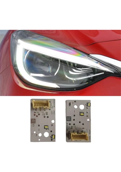 Adet/Takım Far Led Kartı Infiniti Qx30 Q30 2017-2019 Yüksek Sürüm Işık Drl Dönüş Sinyali Kaynak Çipi B010391-B R (Yurt Dışından)