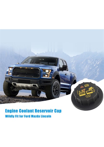 Ford F150 F250 F350 Mustang Lincoln Mercury 9C3Z8101B Radyatör Soğutucu Taşma Kabı Depo Kapağı Kapağı (Yurt Dışından)