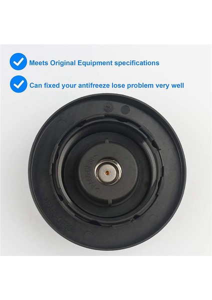 Ford F150 F250 F350 Mustang Lincoln Mercury 9C3Z8101B Radyatör Soğutucu Taşma Kabı Depo Kapağı Kapağı (Yurt Dışından)