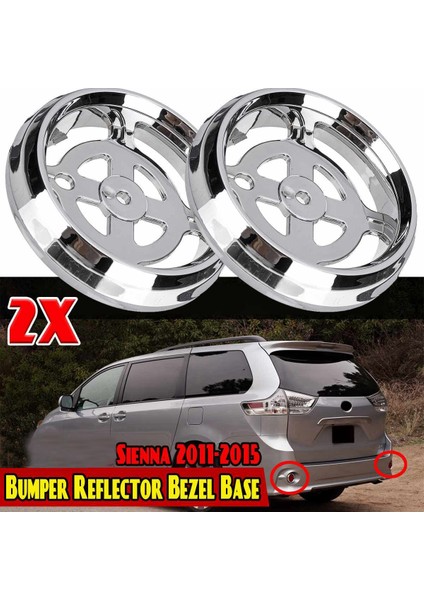 1 Adet 52752080102 Toyota Sienna 2011 2012 2013 2014 2015 Için Araba Arka Tampon Reflektör Çerçeve Taban Kapağı (Yurt Dışından)