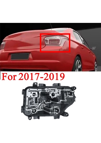 Çift Arka Stop Lambası Devre Kartı Tabanı Citroen C-Elysee 2017-2019 Fren Stop Lambası Tutucu Kablolama Kartı Ampul Yok (Yurt Dışından)