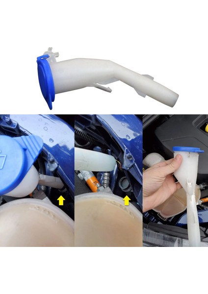 Ford Focus Mk3 2012-2017 Için Ön Cam Yıkama Sıvısı Haznesi Doldurma Borusu Hortumu Cp9Z-17A605-A (Yurt Dışından)