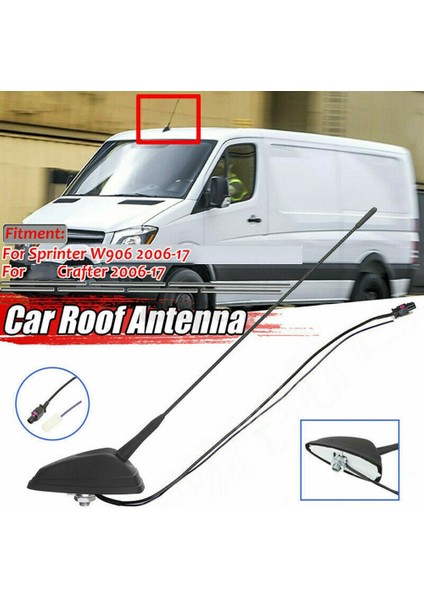 Anten Çatıya Monte Radyo Anteni A9068200475 Mercedes Sprinter W906 Vw Crafter 2006-2017 2E0035507 (Yurt Dışından)