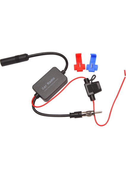 Evrensel 12 V Oto Araba Radyo Fm Anteni Sinyal Amp Amplifikatör Güçlendirici Deniz Otomobil Araç Tekne 330Mm Fm Amplifikatör (Yurt Dışından)