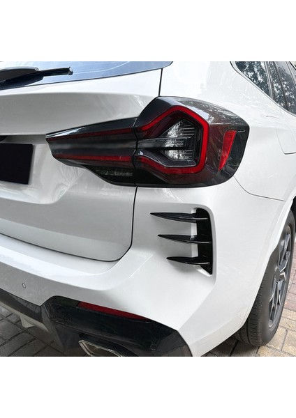 Araba Arka Tampon Splitter Parlak Siyah Spoiler Arka Canard Hava Firar Trim Için Bmw X3 G01 Lcı M Sport 2022-2023 (Yurt Dışından)