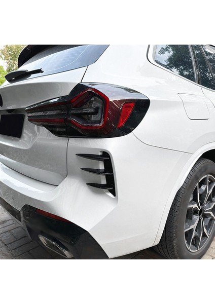 Araba Arka Tampon Splitter Parlak Siyah Spoiler Arka Canard Hava Firar Trim Için Bmw X3 G01 Lcı M Sport 2022-2023 (Yurt Dışından)