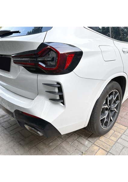 Araba Arka Tampon Splitter Parlak Siyah Spoiler Arka Canard Hava Firar Trim Için Bmw X3 G01 Lcı M Sport 2022-2023 (Yurt Dışından)