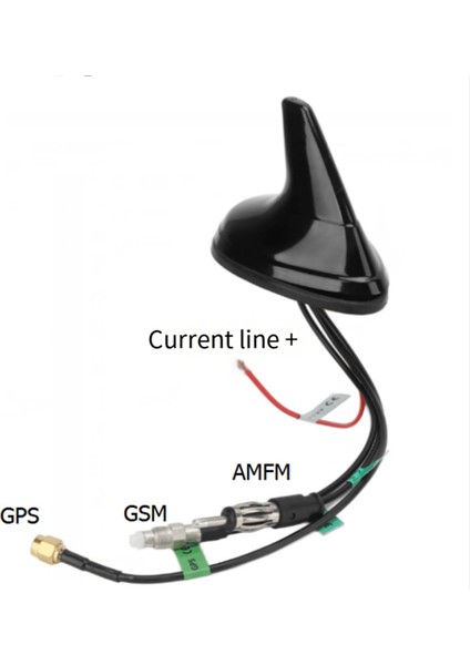 Evrensel Araba Köpekbalığı Yüzgeci Çatı Anteni Anten Fm/Am/Gps/Gsm Araba Çatı Süslemeleri Araba Anteni Aksesuarları (Yurt Dışından)