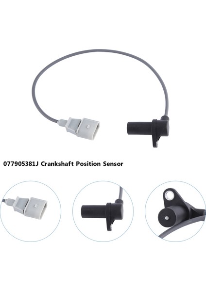077905381J Krank Mili Konum Sensörü Audi A8 A8L Quattro 2004-2007 3.7L/4.2L Benzinli Bfl Bfm 077 905 381 J Için Uygundur (Yurt Dışından)
