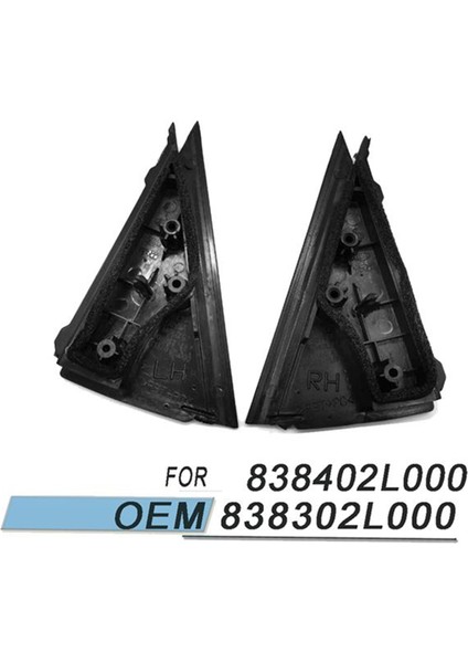 Hyundai I30 Sedan 2008-2011 Araba Aksesuarları Için Sağ Arka Kapı Delta Kalıbı 838402L000 (Yurt Dışından)