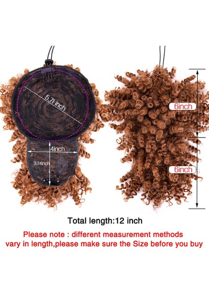 Sapıkça Kıvırcık Saç Patlama Sentetik Saç Topuz Chignon Patlama ile Ipli At Kuyruğu Afro Puf Yanlış Patlama Saç Parçaları Kadınlar Için (Yurt Dışından) fiyatları