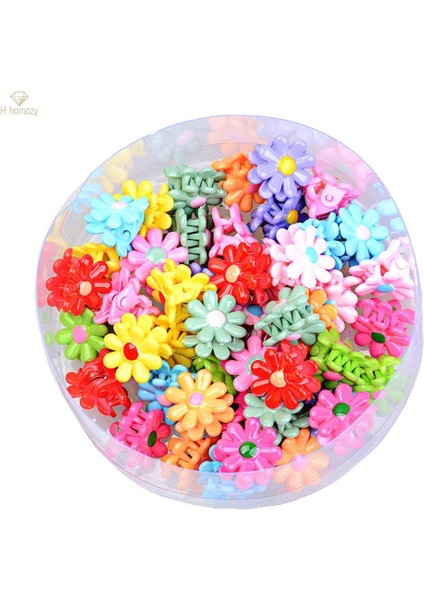 2x 48 Parça Lady Kızlar Mini Saç Pençeleri Kelepçeler Klipler Saç Tokaları Floret (Yurt Dışından)