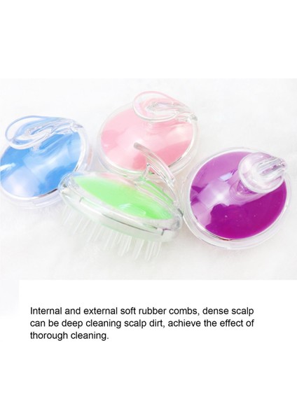 Silikon Kafa Saç Derisine Masaj Masaj Fırça Tarak Şampuan Fırça Canlandırıcı Saç Derisine Masaj Tarak Duş Vücut Yıkama Saç L203 (Yurt Dışından) fırsatları