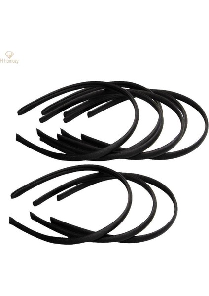 20 Adet Düz Hairband Alice Band Kafa Bandı 10MM Ince Plastik Kadın Kızlar (Yurt Dışından)
