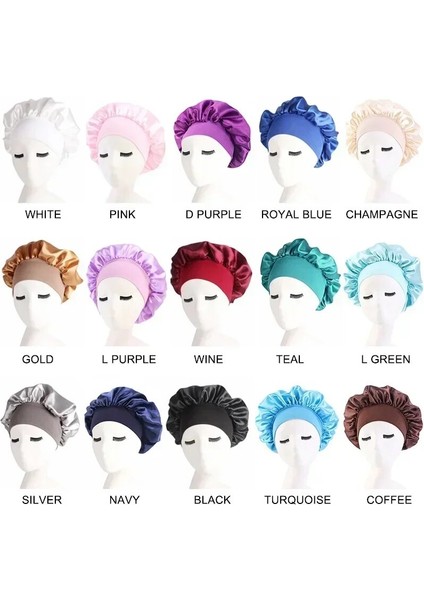 Kadın Gece Uyku Saç Kapakları Ipek Kap Uyku Için Çift Katmanlı Ayarlamak Golf Sopası Kılıfı Şapka Banyo ve Sauna Saç Şekillendirici Aksesuarları (Yurt Dışından) fiyatları