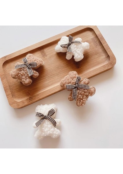 Adet Yeni Yürümeye Başlayan Çocuklar Ayı Sevimli Saç Tokası Çocuklar Çocuklar Için Bebekler El Yapımı Kızlar Saç Klipleri Moda Saç Aksesuarları Tokalarım Şapkalar (Yurt Dışından) modelleri