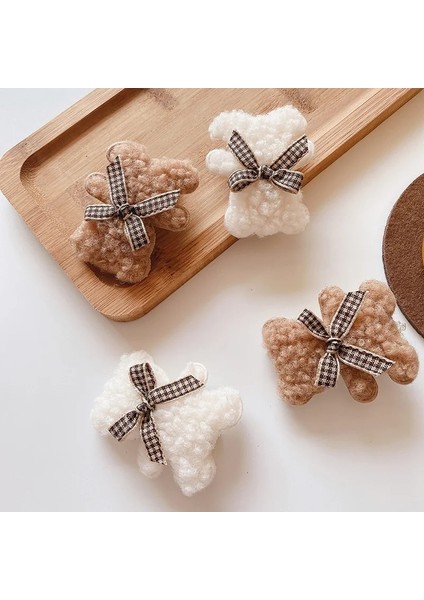 Adet Yeni Yürümeye Başlayan Çocuklar Ayı Sevimli Saç Tokası Çocuklar Çocuklar Için Bebekler El Yapımı Kızlar Saç Klipleri Moda Saç Aksesuarları Tokalarım Şapkalar (Yurt Dışından) fırsatları