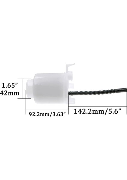 Yeni Yakit Filtresi 1770A452 Mitsubishi Mirage Için 1.2L 2013 2014 2015 2016 2017 Yüksek Kalite (Yurt Dışından) fırsatları