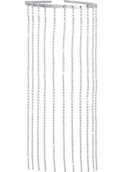 Glitter Uzun Rhinestone Püskül Kafa Bandı Kafa Zinciri Düğün Kristal Şapkalar Başlığı (Yurt Dışından) fiyatları