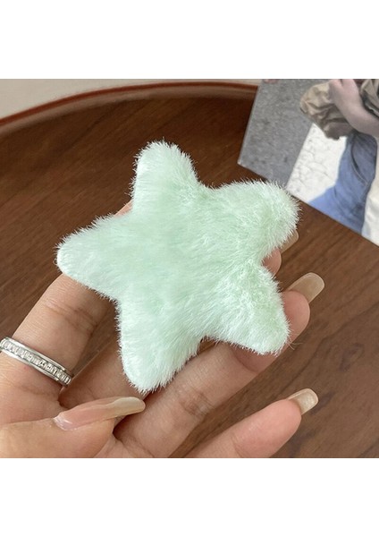 Adet Trendy Y2K Yıldız Tokalar Kızlar Sevimli Tatlı Peluş Sonbahar Kış Tokalarım Pentagram Saç Tokaları Kadınlar Için Saç Aksesuarları (Yurt Dışından) indirimleri