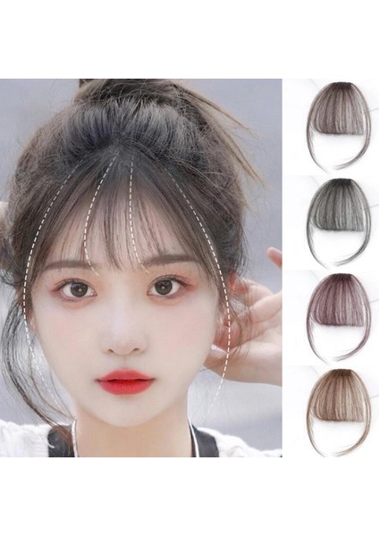 Hava Patlama Saç Şekillendirici Araçları Saç Clip-Uzatma Sentetik Saç Saçak Doğal Yanlış Postiş Kadın Patlamalarda Klipler (Yurt Dışından) modelleri