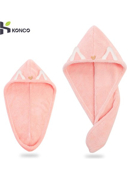 Süper Emici Hızlı Kuru Saç Havlusu Mikrofiber Duş Sonrası Saç Kurutma Wrap Bayan Çocuk Havlusu Hızlı Kuruyan Saç Havlusu (Yurt Dışından)