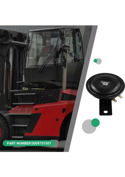 Linde Forklift Parçaları Için 80V Korna 0009731507 (Yurt Dışından)