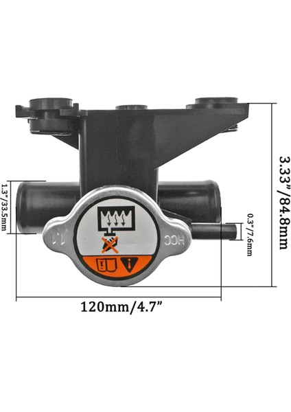 Kia Soul 1.6L 2.0L 2009-2013 Için Yeni Motor Radyatör Soğutma Termostatı Dolum Boğazı Radyatör Kapağı İle 25329-2K000 (Yurt Dışından)