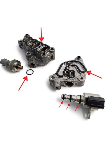 Vtec Solenoid Conta Makara Valfı Filtre Contası 05-07 Honda Accord Odyssey V6 15826-Rdv-J01 (Yurt Dışından)
