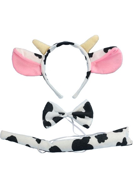 Hayvan Süt Kulak Şapkalar Süt Sığır Inek Hairband Parti Favor Kostüm Cosplay (Yurt Dışından) fırsatları