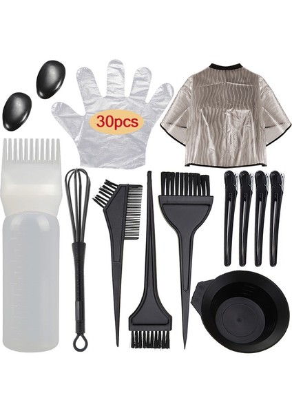 Monja 14 Adet/takım Profesyonel Salon Saç Boyası Fırçası Boya Şişesi Şal Şekillendirici Aracı Kişisel Aile Için Uygun (Yurt Dışından) indirimleri